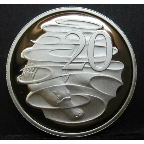 2000 Australia ** PROOF ** 20c Twenty Cents  =upplied in a 2x2