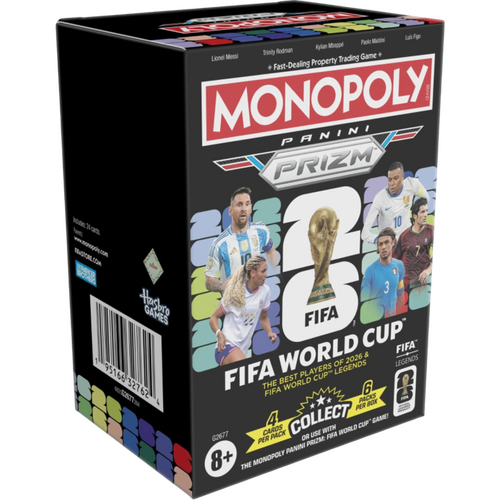 Monopoly - Panini Prizm FIFA World Cup 2026 Edition Board Game Booster Box