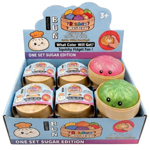 Dumpling Squishy One Set Sugar Edition 1 blind box dumpling sensory toy