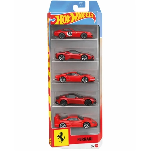 Hot Wheels Ferrari 5 Pack