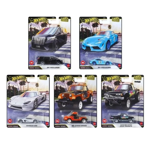 Hot Wheels Premium Boulevard Set of 5 151-155 GJT68-958H