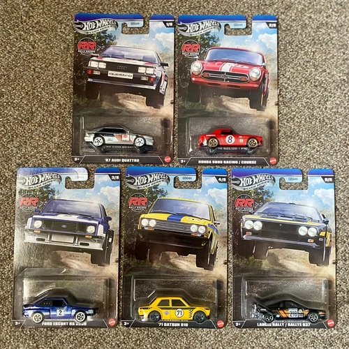 Hot Wheels Silver Series Rally Racers (2026) **Full Set 1-5**