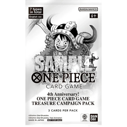OP-17 One Piece TCG 4th Anniversary Treasure Campaign Pack OP17