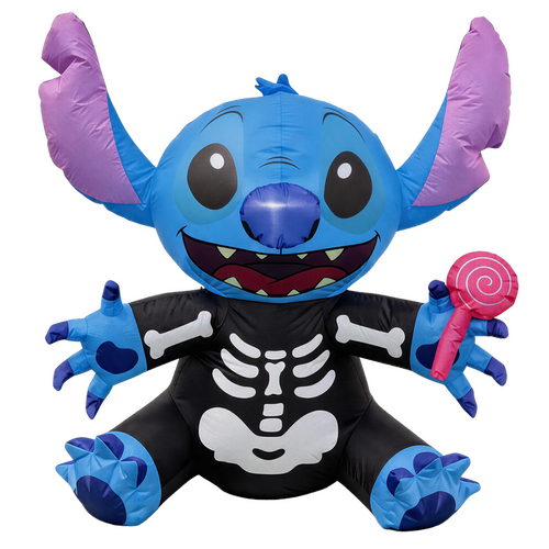 Disney 1.2m Halloween Stitch Skeleton Inflatable