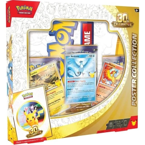 Pokemon TCG 30th Anniversary Celebration Poster Collection