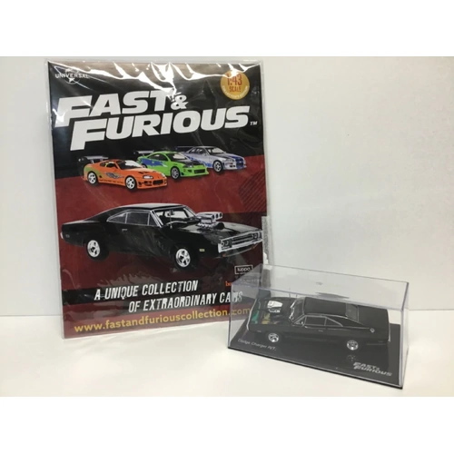 1:43 SCALE LUPPA IXO COLLECTIONS FAST & FURIOUS 1970 DODGE CHARGER R/T ISSUE #1