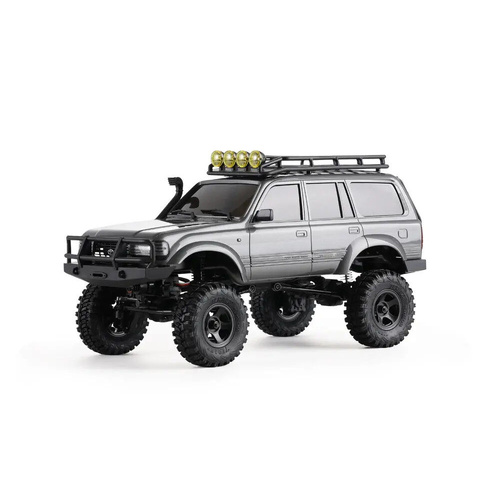 FMS FCX18 Toyota Land Cruiser 80 RC Rock Crawler Electric 4WD 1/18 Scale RTR - Grey v2