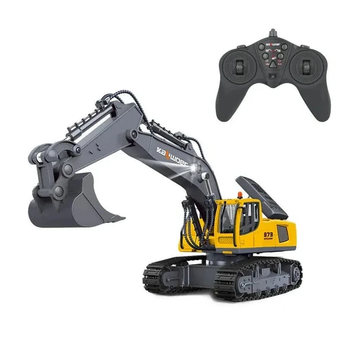 Huina 1/18 RC Excavator (Yellow) Item No.: HN13550-Y