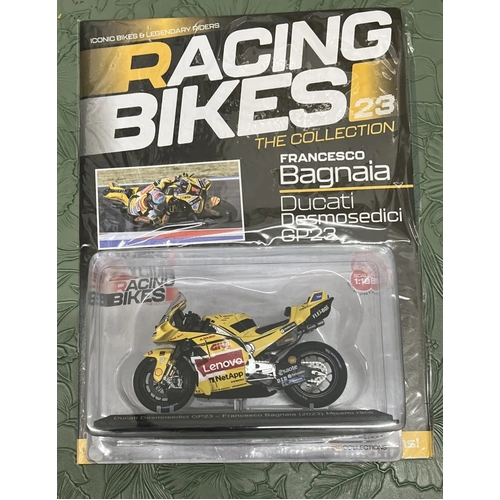 ISSUE 23 - DUCATI DESMOSEDICI GP23 (MISANO GP YELLOW) - FRANCESCO BAGNAIA racing bike collection