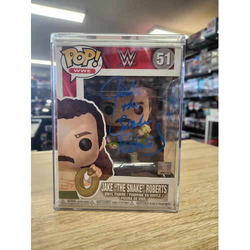 Funko Pop! Vinyl: WWE - Jake the Snake Roberts #51 Signed