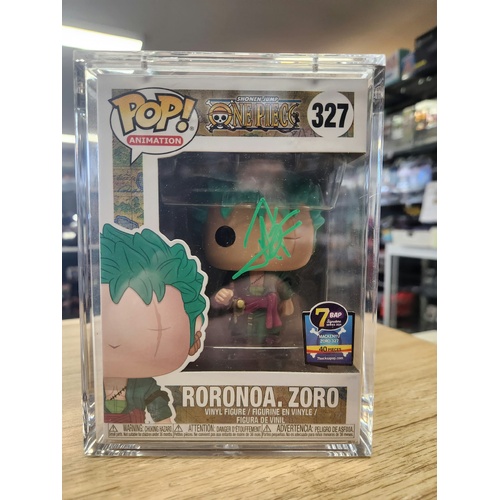 Funko Pop! Vinyl: One Piece - Roronoa Zoro #327 Signed 7bap exclusive