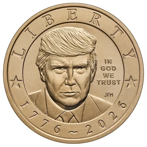 2026 President Donald Trump Semiquincentennial USA $1 Coin