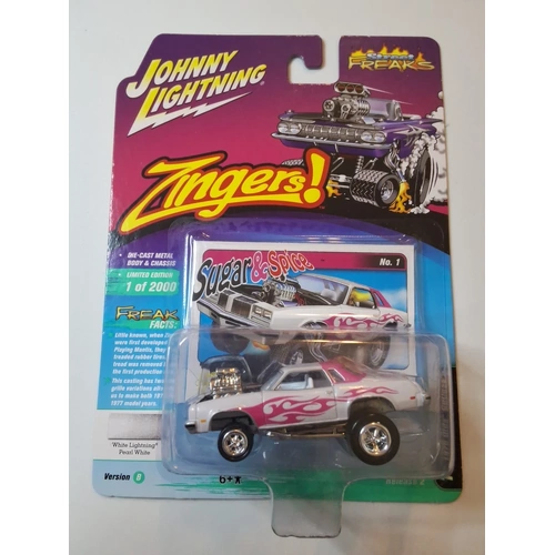 2019 Johnny Lightning Street Freaks Zingers F-Bod Rod #1 1969 Chevy Camaro Gray