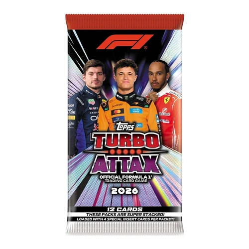 F1 Topps Turbo Attax 2026 Booster Pack 12 cards