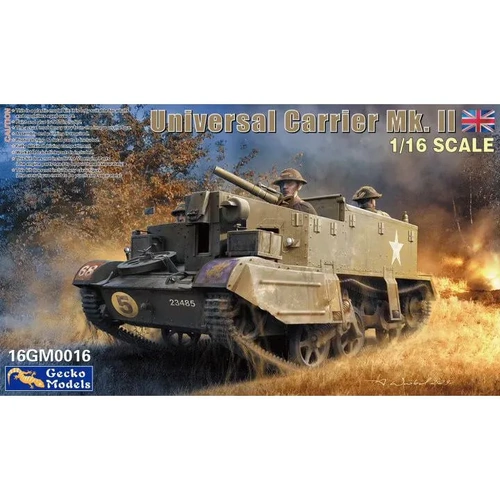Gecko 1/16 Universal Carrier Mk.II Plastic Model Kit Item No.: GM16016