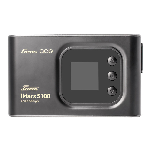 Gens Ace iMars S100 G-Tech AC Balance RC Battery Smart Charger-Black Item No.: GEAS100-AB