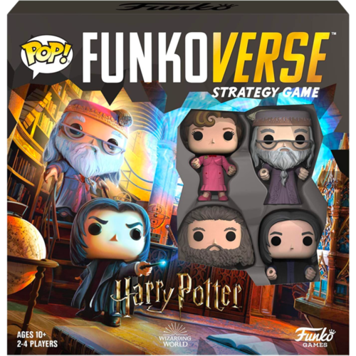 Harry Potter - Snape, Dumbledore, Dolores & Hagrid Pop! Funkoverse Strategy Game 4-Pack