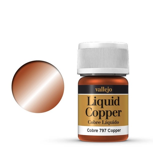 Vallejo 70797 Model Colour Metallic Copper (Alcohol Base) 35 ml Acrylic Paint