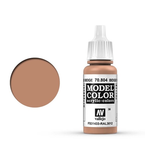 Vallejo 70804 Model Colour Beige Red 17 ml Acrylic Paint