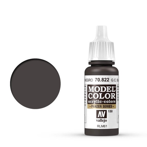 Vallejo 70822 Model Colour German Cam Black Brown 17 ml Acrylic Paint