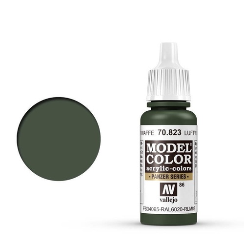 Vallejo 70823 Model Colour Luftwaffe Cam Green 17 ml Acrylic Paint
