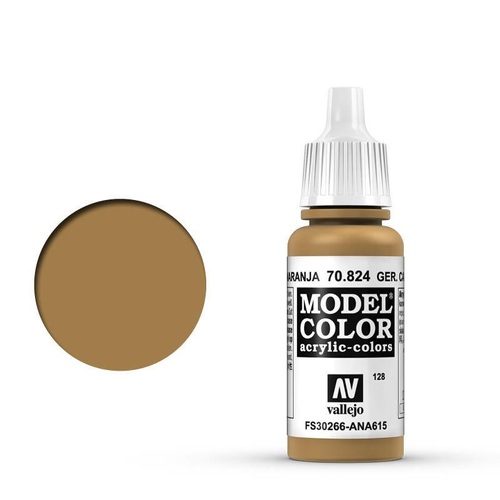 Vallejo 70824 Model Colour German Cam Orange Ochre 17 ml Acrylic Paint