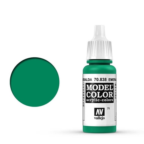 Vallejo 70838 Model Colour Emerald 17 ml Acrylic Paint