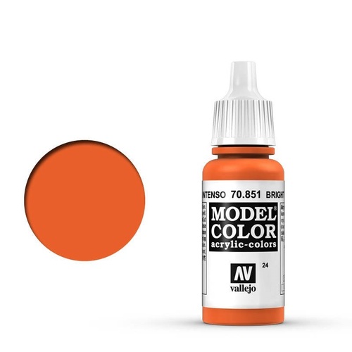 Vallejo 70851 Model Colour Bright Orange 17 ml Acrylic Paint