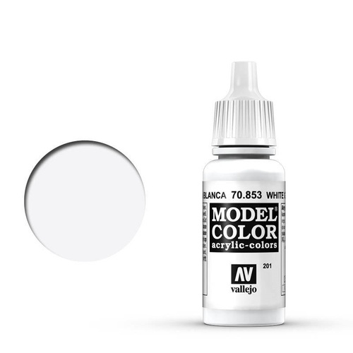 Vallejo 70853 Model Colour White Glaze 17 ml Acrylic Paint