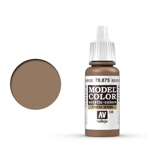 Vallejo 70875 Model Colour Beige Brown 17 ml Acrylic Paint