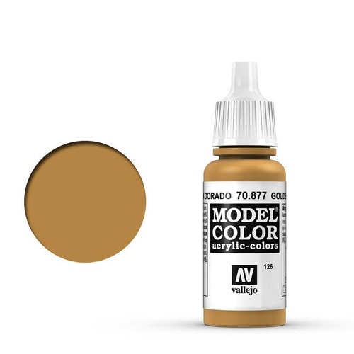 Vallejo 70877 Model Colour Goldbrown 17 ml Acrylic Paint