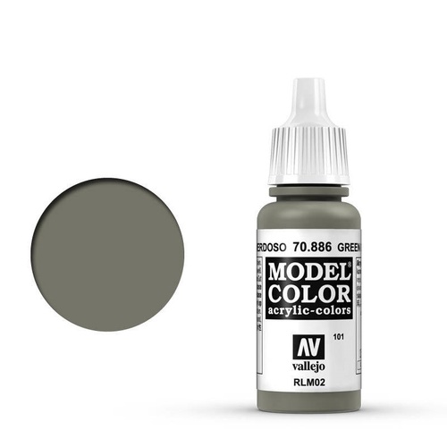 Vallejo 70886 Model Colour Green Grey 17 ml Acrylic Paint