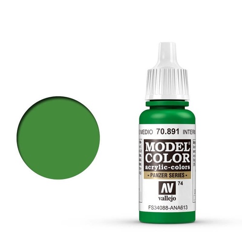 Vallejo 70891 Model Colour Intermediate Green 17 ml Acrylic Paint