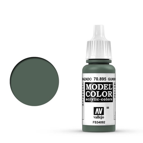 Vallejo 70895 Model Colour Gunship Green 17 ml Acrylic Paint