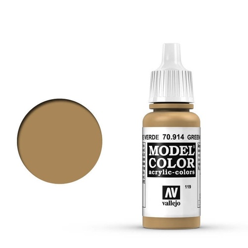Vallejo 70914 Model Colour Green Ochre 17 ml Acrylic Paint