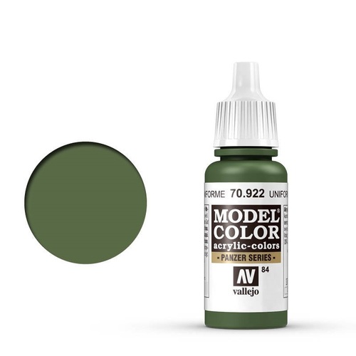 Vallejo 70922 Model Colour Uniform Green 17 ml Acrylic Paint