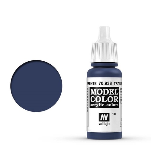 Vallejo 70938 Model Colour Transparent Blue 17 ml Acrylic Paint