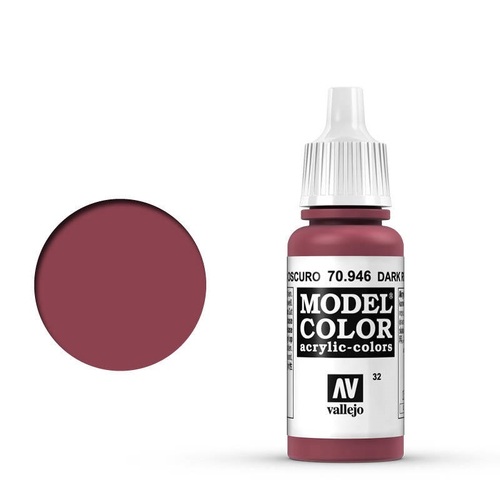 Vallejo 70946 Model Colour Dark Red 17 ml Acrylic Paint