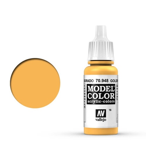 Vallejo 70948 Model Colour Golden Yellow 17 ml Acrylic Paint