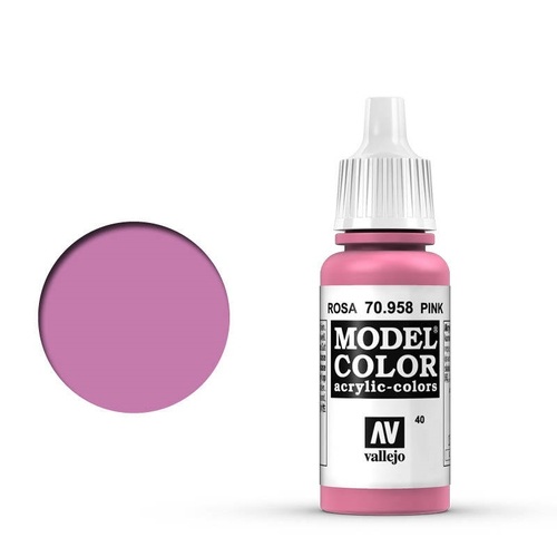 Vallejo 70958 Model Colour Pink 17 ml Acrylic Paint