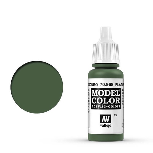 Vallejo 70968 Model Colour Flat Green 17 ml Acrylic Paint