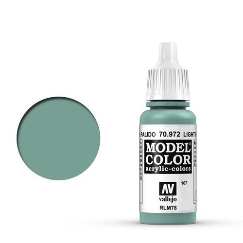 Vallejo 70972 Model Colour Light Green Blue 17 ml Acrylic Paint