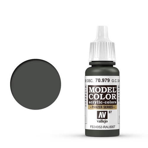 Vallejo 70979 Model Colour German Cam Dark Green 17 ml Acrylic Paint