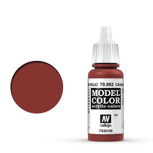 Vallejo 70982 Model Colour Cavalry Brown 17 ml Acrylic Paint