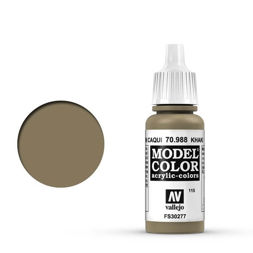 Vallejo 70988 Model Colour Khaki 17 ml Acrylic Paint