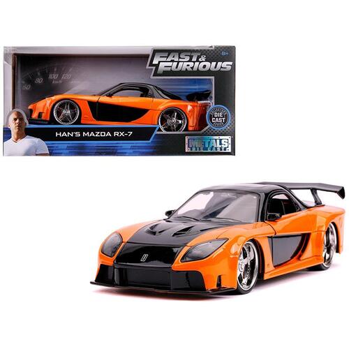 Fast & Furious - Han's Mazda RX-7 (rx7( 1:24 Scale Hollywood Ride