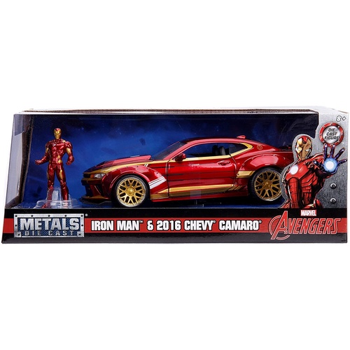 Iron Man - 2016 Chevy Camero SS 1:24 Scale Hollywood Rides Diecast Vehicle