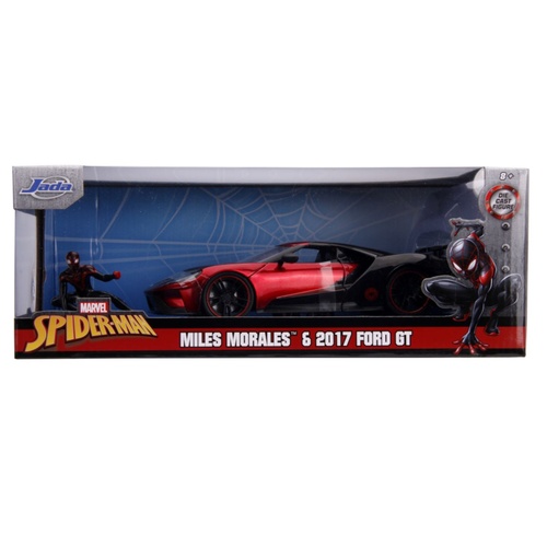 Spider-Man - Miles Morales 2017 Ford GT 1:24 Scale Hollywood Ride