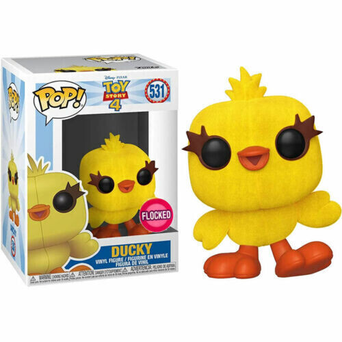Toy Story 4 - Ducky Flocked US Exclusive Pop! Vinyl 531