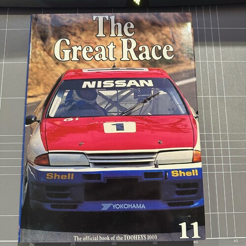 THE GREAT RACE #11 - 1991 Bathurst 1000 HARDCOVER BOOK - Nissan Skaife/Richards Winner